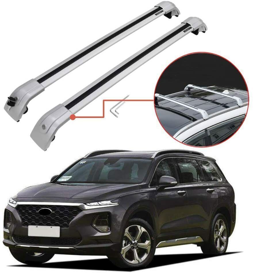 Rack Cross Bars 2019 Santa Fe Roof Side Rails 2020 Hyundai Santa