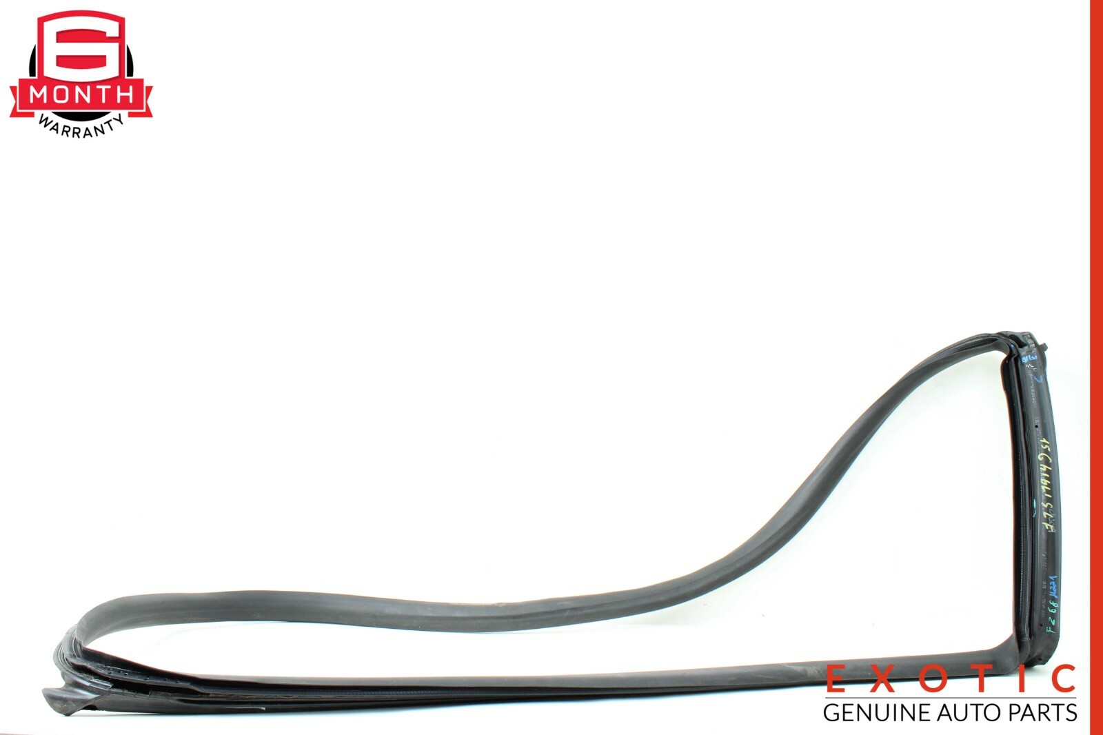 14-17 Maserati Ghibli S Front Left Rubber Door Weather Strip Liner OEM
