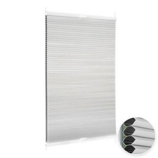 Waben Plissee Thermo 100% Verdunkelung auf Maß Montage im Glasfalz 