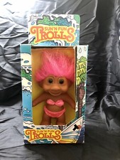 *Vintage Baby Trolls Pink Summer Action Figure