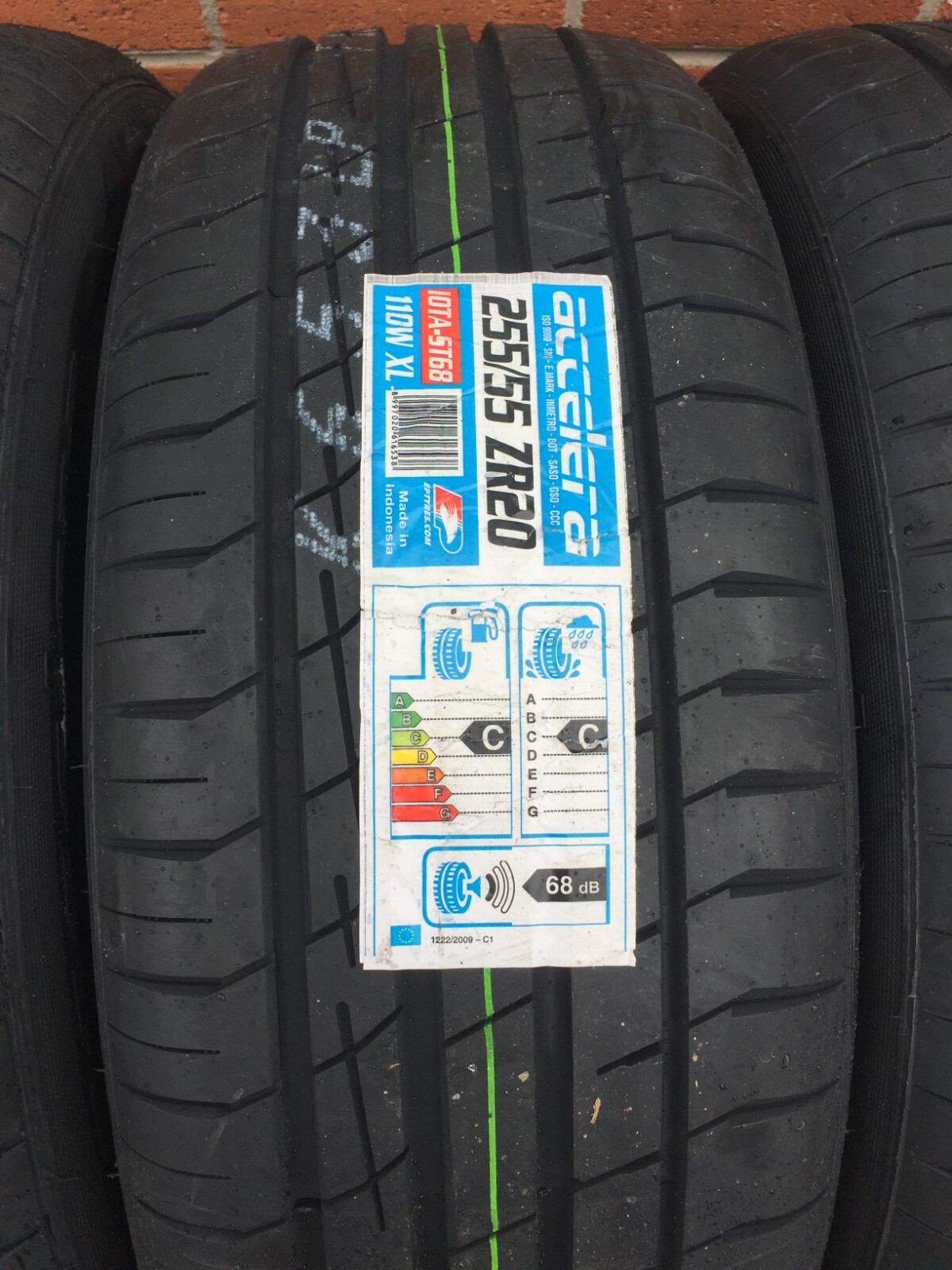 2 X 255/55ZR20 110W XL ACCELERA IOTA 4X4 TYRES 255 55 20 EXTRA LOAD 255 ...