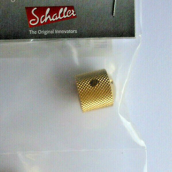 Schaller Dome Speed Knob Brass with Marking Gold