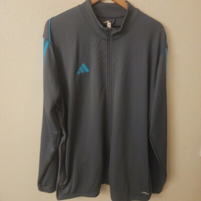 NWT Adidas Full Zip Performance Track Shirt Mens 2XL