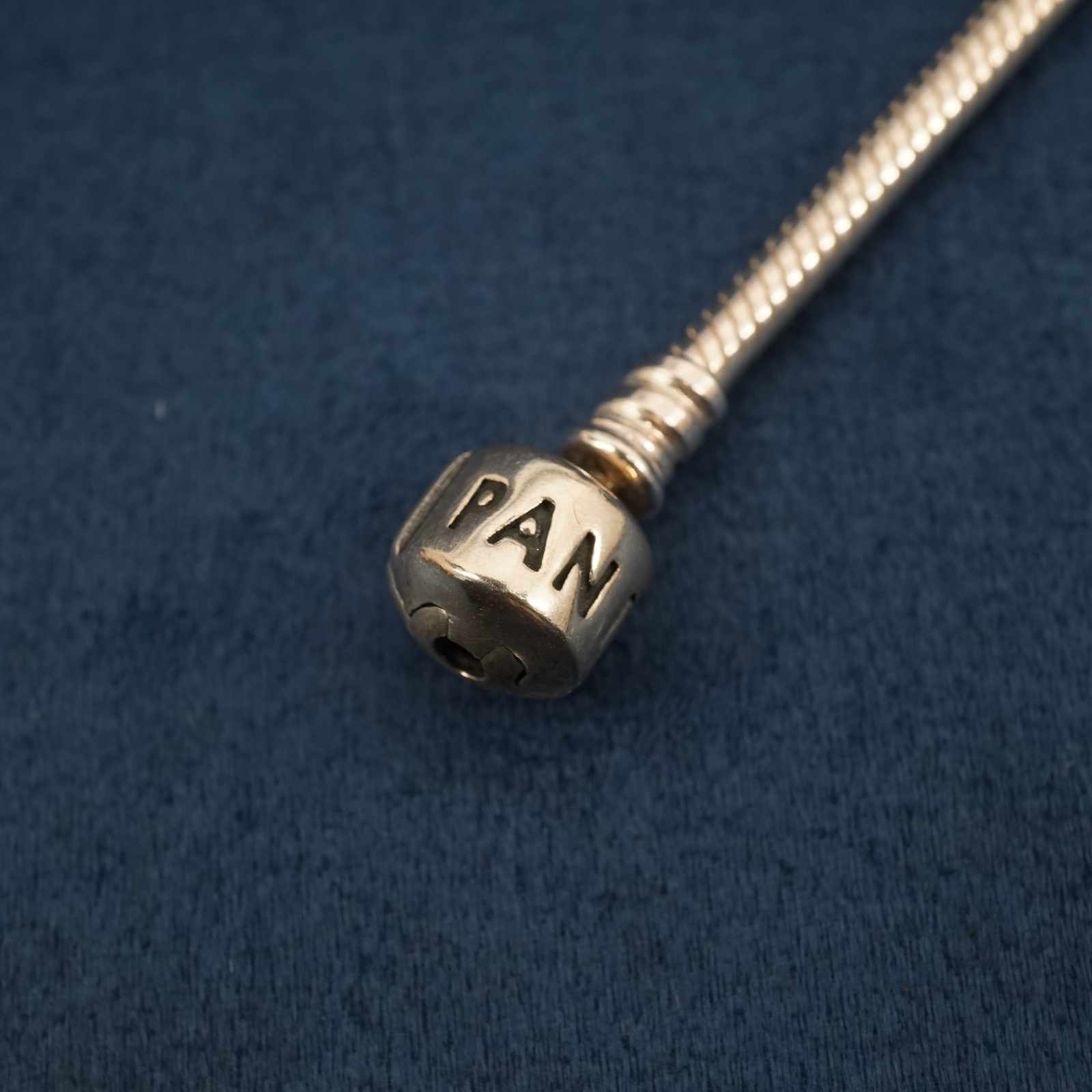 Pandora Solid Sterling Silver Multi-Charm Snake B… - image 5