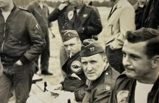 WWII Soldiers Smoking Cigarettes Military Photograph Picture Photo