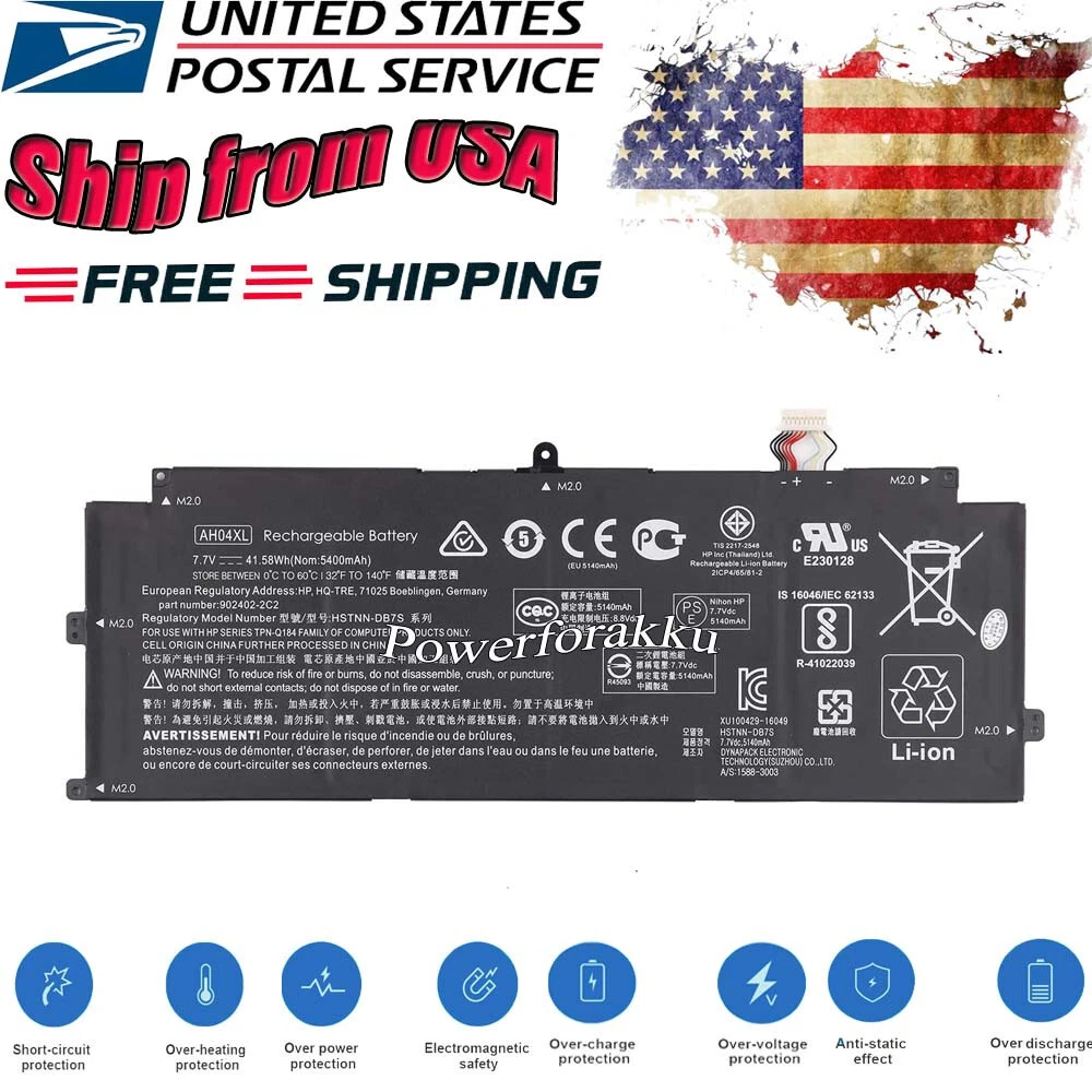 Battery for HP Spectre x2 Detachable 12T-C000 12-c000nf AH04XL