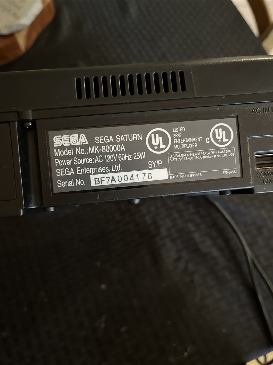SEGA - (Argon629さん専用)STAR Classic Sega Saturn Console MK-80000A Model 2 - Console & Power Cord