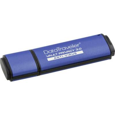 Kingston DataTraveler Vault Privacy 3.0 USB-Stick Blau DTVP30AV/64GB USB 3.0 
