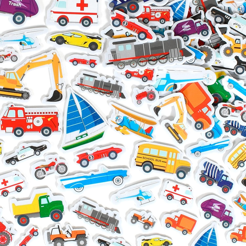 READY 2 LEARN Foam Stickers - Transport - Pack of 168 - Self-Adhesive Stickers f - Picture 12 of 12