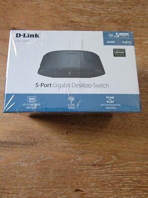 D-Link (DGS-1005G) 5-Ports External Ethernet Switch *Brand New*