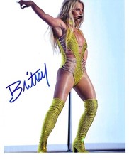 Britney Spears Hand-Signed  Poster  Autograph - Rare Collectible! with COA
