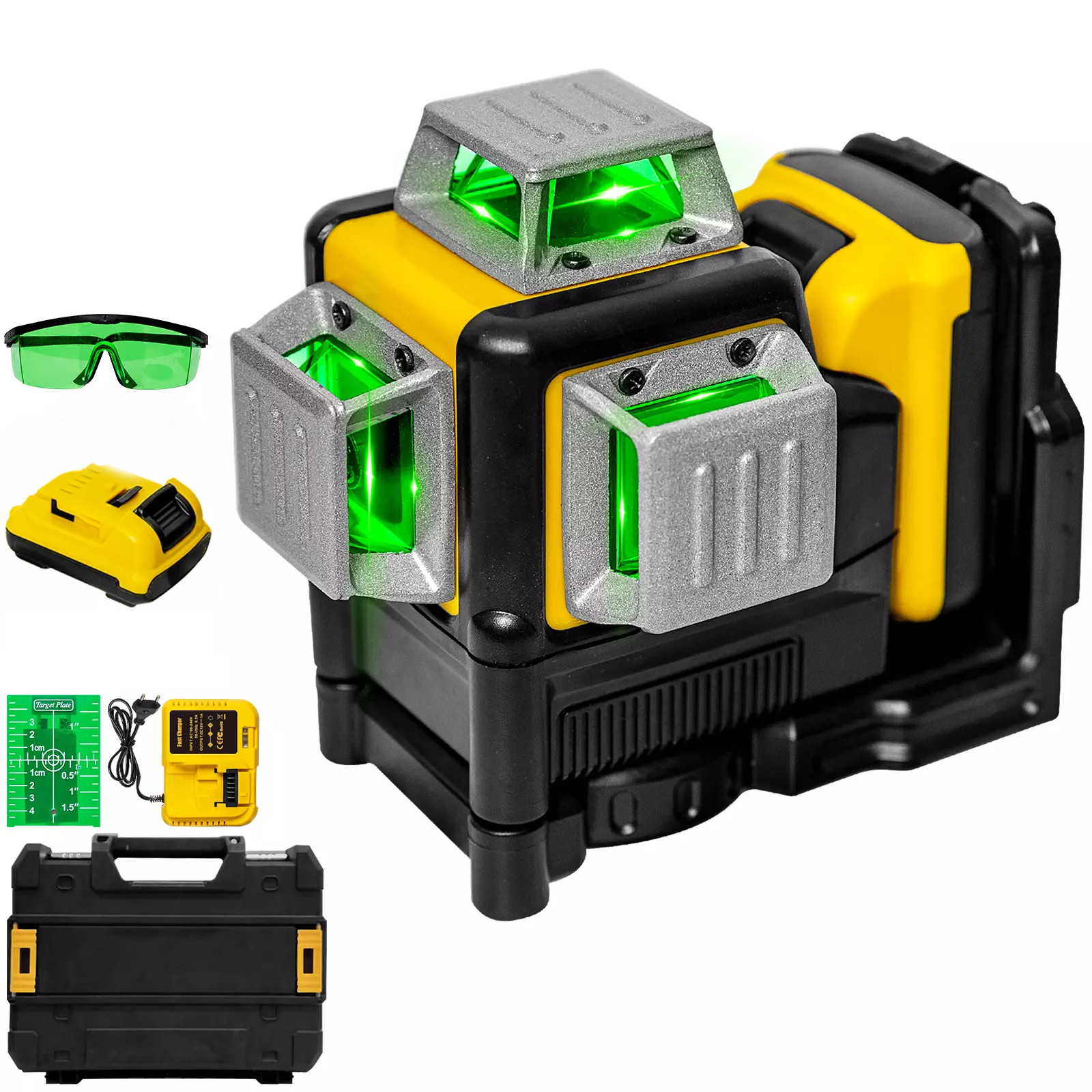 For DEWALT Self Leveling Green Beam Laser 12 Lines in 3x360°  Ultimate Precision