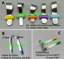 Dental Lab Sectional contoured Metal Matrix Bands Retainerless Automatrix Locker