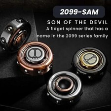 LAUTIE SAM Ring Metal Gyro Fidget Spinner Devil's Son EDC Finger Rotation Toys