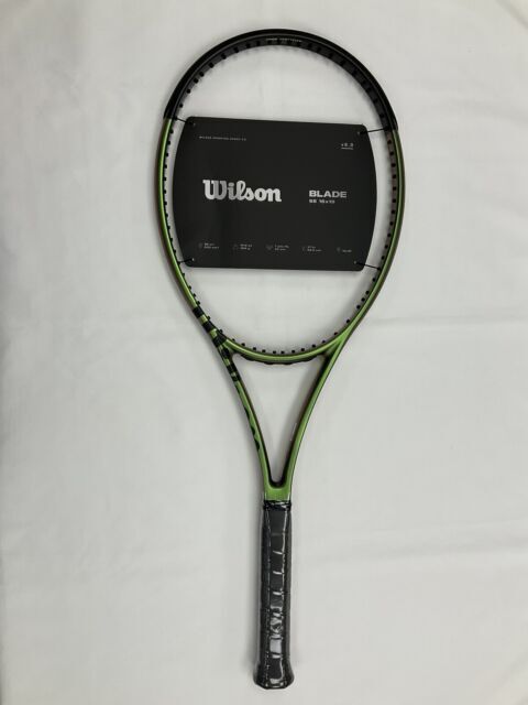 winkel Zichzelf Badkamer Wilson Blade 98 (16x19) V8 4-1/4" Men's Tennis Racket - Green/Copper for  sale online | eBay