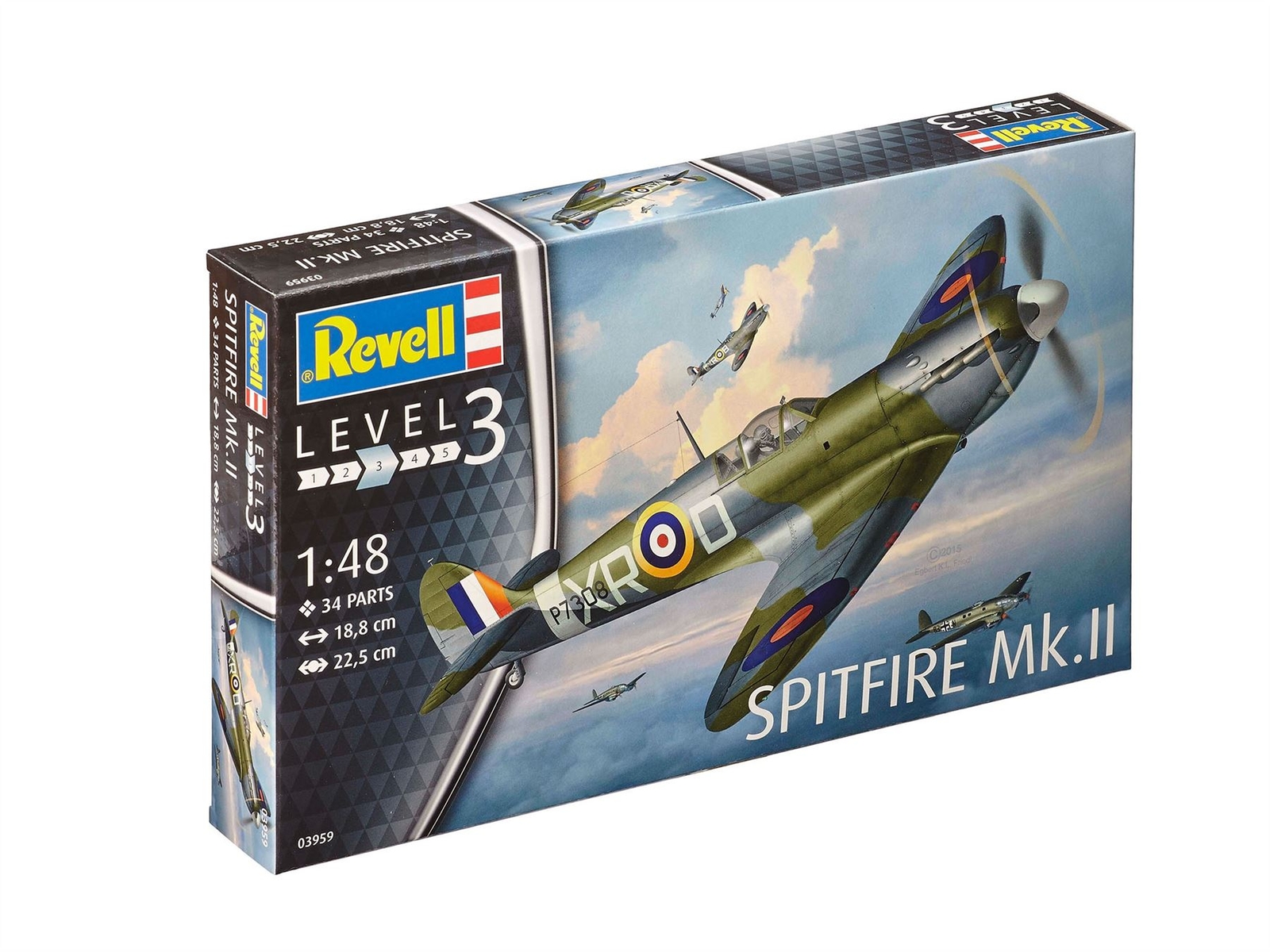 Revell - Spitfire Mk.II 1:48 Model Kit - 03959 NEW