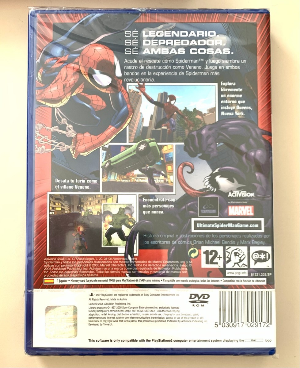 ULTIMATE SPIDER-MAN PS2 NEW SEALED PAL SPAIN 5030917031670| eBay