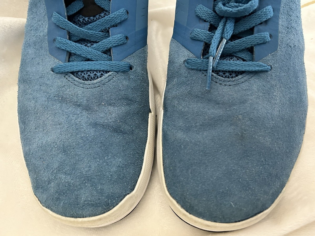 Nike Free Sb Nano 724941-477 Blue Gold Skateboarding Shoes 