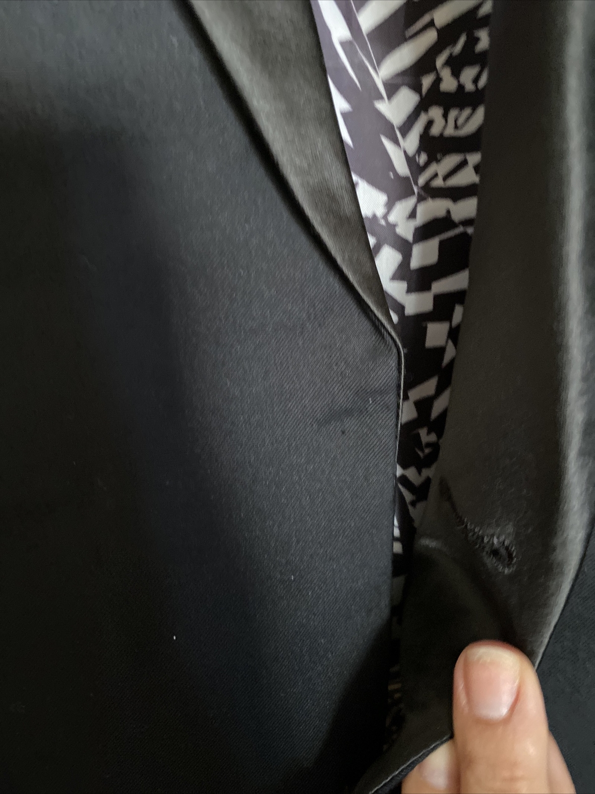 FILA Giacca tuta uomo The Savile Row Company nera tinta unita due bottoni tacca risvolto 38S