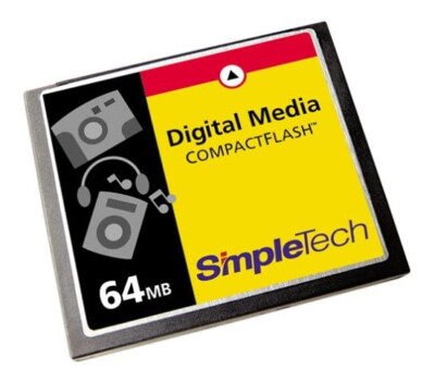 Simple Technology 64MB Digital Media CompactFlash CF Memory Card STI-CF/64