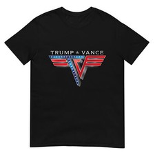 Camiseta Trump Vance TV Rocker Logo Vintage Trump Vance 2024