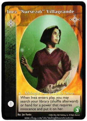 Inez ''Nurse216'' Villagrande Innocent Nights of Reckoning V:TES VTES Vampire CCG