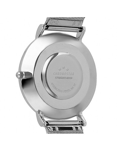OROLOGIO UOMO CHRONOSTAR MODELLO PREPPY GENT, CASSA 42mm, BRACCIALE ACCIAIO MESH - Foto 3 di 5