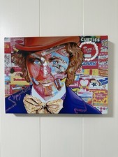 Ruby Mazur Gallery Canvas Art - Gene Wilder (Candy Man) Hand Embellished