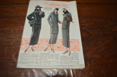 Ladenkatalog AU LOUVRE PARIS, MODE, KLEIDUNG Winter 1924 1925