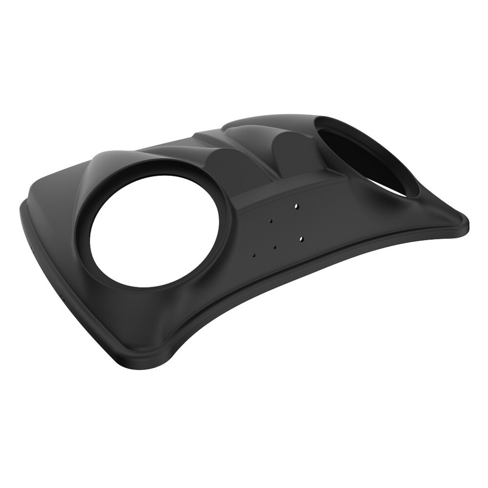 Denim Black Dual 8'' Speaker Lid For Harley/Advanblack Razor Chopped