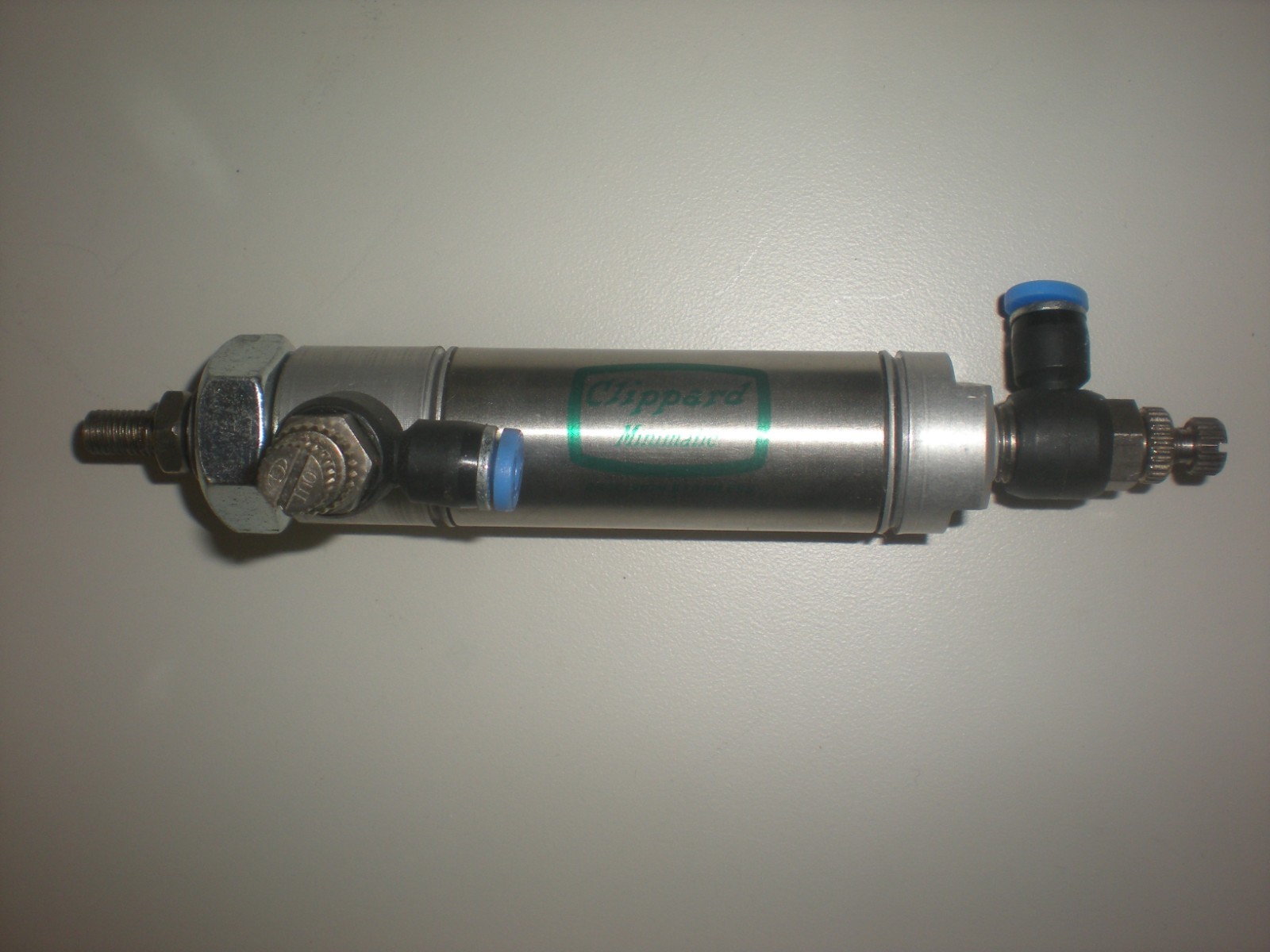 Clippard SDR-14-1-M Pneumatic Cylinder with Flow Control Valve - 1" Stroke