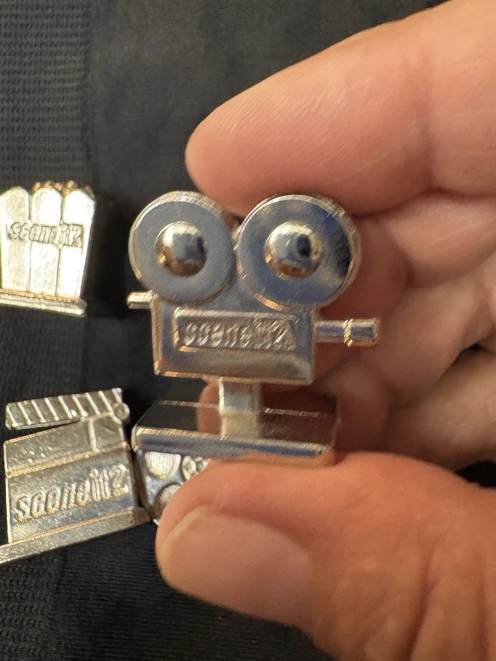 2002 Scene It DVD Game 4 Metal Movers Complete Replacement Pieces Parts - Image 2 of 3