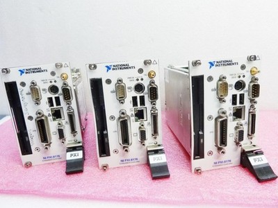 LOT OF 3 NATIONAL INSTRUMENTS NI PXI-8176 EMBEDDED CONTROLLER - UNTESTED / PARTS