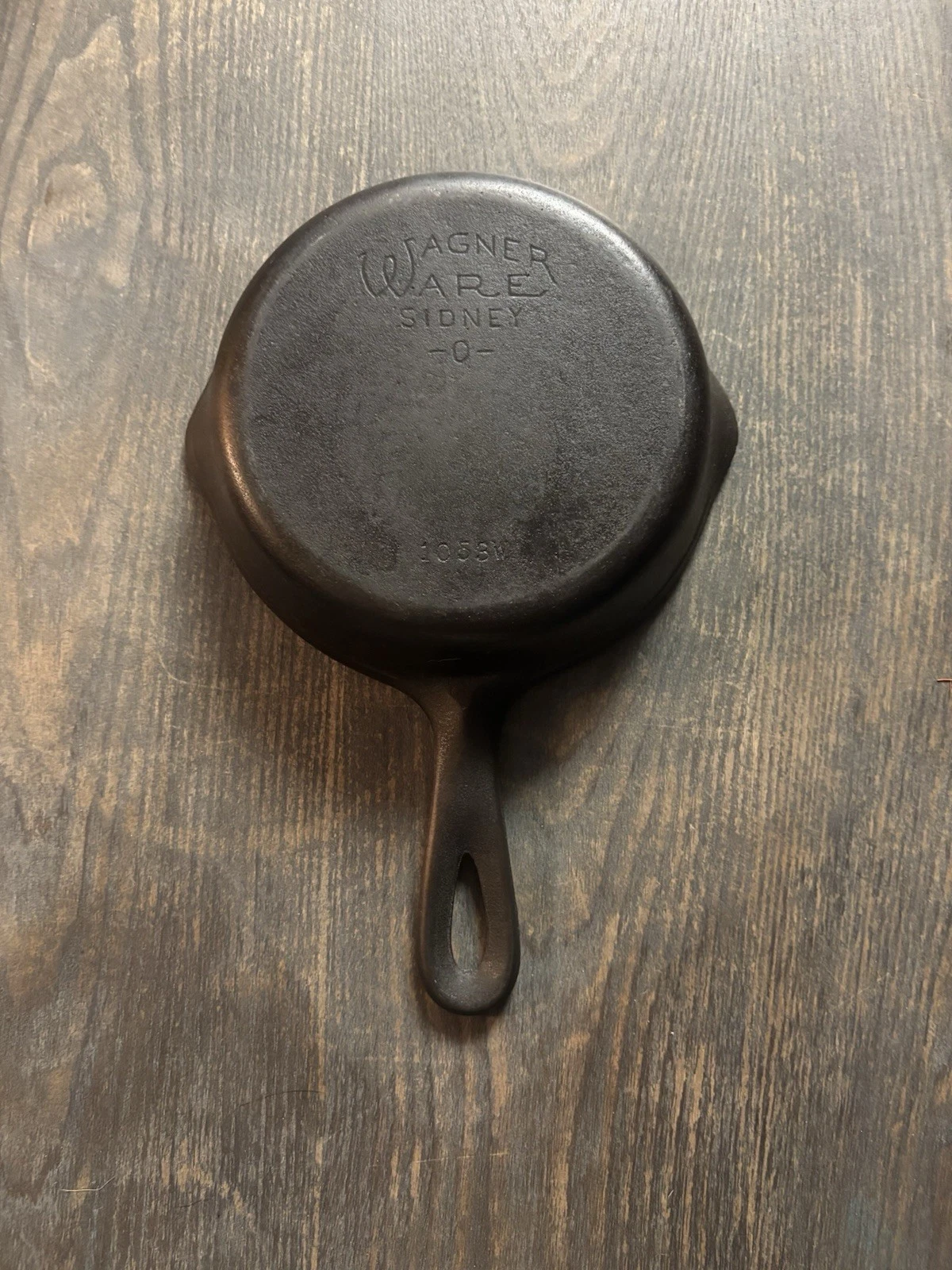 Wagner Ware Sidney -O- 1053w Cast Iron Skillet Restored Condition
