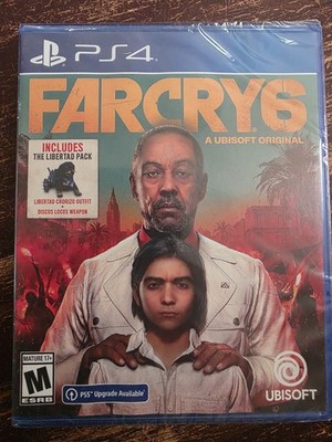 Far Cry 6 With Libertad Pack for Sony Playstation 4 PS4 Brand New Factory Sealed