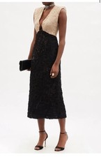 Gucci Plunge-neck Bi-colour Cordonnet-lace Dress- BNWT - RRP$7,900 USD + Tax