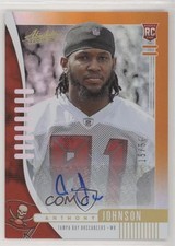 2019 Absolute Rookie Orange Spectrum Signatures 15/50 Anthony Johnson Auto 0c6