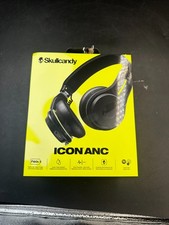 Skullcandy Icon ANC Wireless Bluetooth Noise Canceling Over Ear Headphones Black