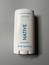 NATIVE Deodorant  Ocean  Timber Aluminum/Paraben Free 2.65 oz Full size