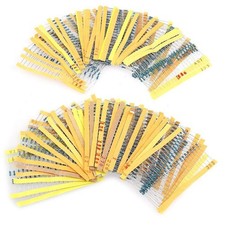 JacobsParts 1/4W Metal Film Resistors Assortment Pack, 30 Values 10 Ohm - 1M...