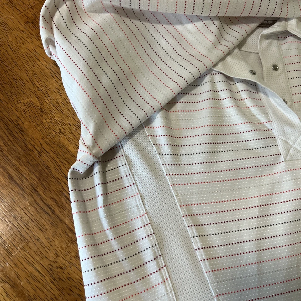 Nike Golf Women's Dri-FIT Long Sleeve Striped Polo Shirt - Size Small - Image 4 of 4