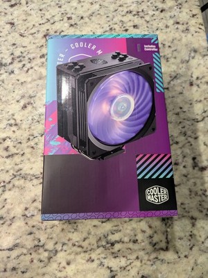 Cooler Master Hyper 212 Black Edition RGB CPU Air Cooler, SF120R RGB Fan 