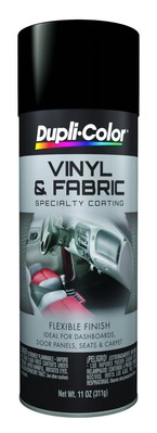 Dupli-Color HVP106 Vinyl and Fabric Coating Spray Paint - Flat Black - 11 oz ...