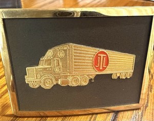 Jones Truck Lines Belt Buckle  Trucking Transportation