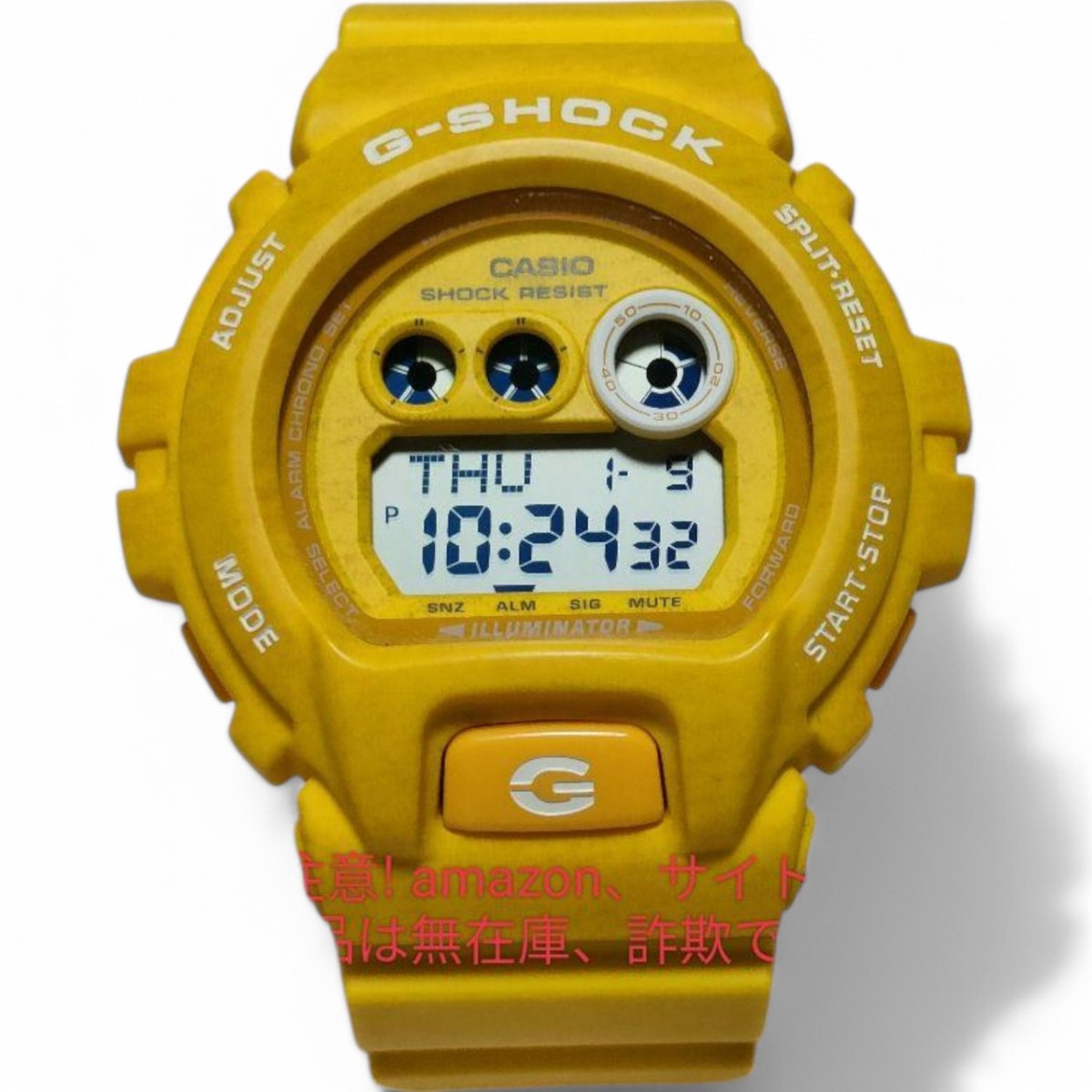 Used G-Shock GD-X6900HT-9JF Heather Color Yellow Digital