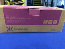Knightsbridge LED Surface Mount Brick Light 230V IP65 5W Black