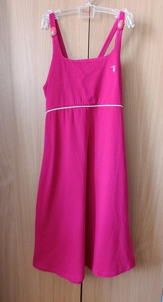 Women Trussardi Dress Red Cotton S