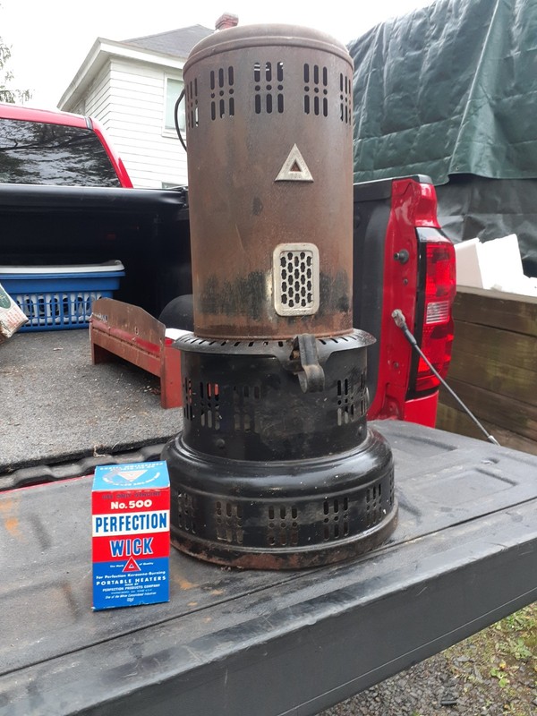 Vintage Perfection 730 Kerosene Heater With New Wick 