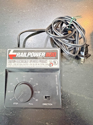 RailPower Hobby Transformer MRC 1100 HO Tested and Works!