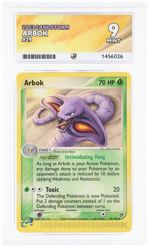 Arbok graded ACE 9 for sale on eBay